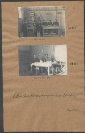 Kriegsgefangenenlager Amberg (Lesesaal 1915)