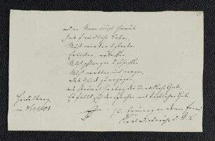 Karl Johann Friedrich Diederichs. – Heidelberg, 10.1808