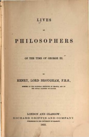 The works of Henry, Lord Brougham. 1