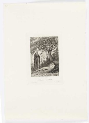 Le jardinier du couvent, aus: Giovanni Boccaccio, "Dekameron", 1873