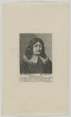 Bildnis des Pavlvs Barth