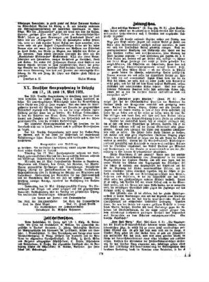 XX. Deutscher Geographentag in Leipzig am 17., 18. und 19. Mai 1921
