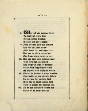 Das zwölfjährige Mönchlein : ein Gedicht des vierzehnten Jahrhunderts