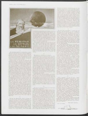 La realidad, la ciencia y el número : Dibujo de Hohmann