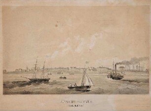 Ansicht von Wyck. (Nordseebad Föhr.)