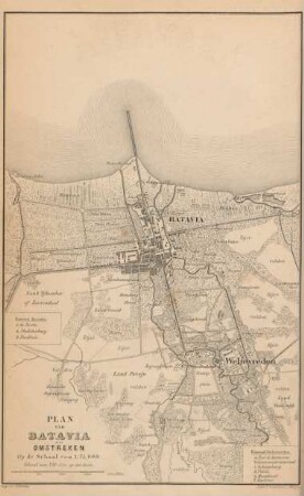 Plan van Batavia en Omstreken
