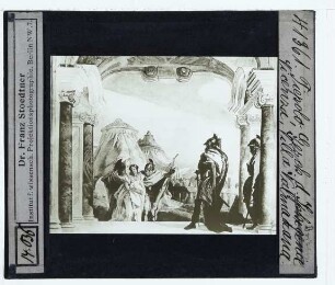 Tiepolo, Eyribates und Talthybios führen Agamenon Briseiis zu (Villa Valmarana),Vicenza, Villa Valmarana, Sala dell'Iliade