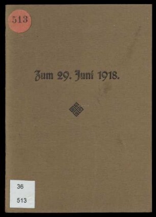 Herrn Geheimen Baurat Dr. ing. h.c. Heinrich Büssing zum 75. Geburtstag : [zum 29. Juni 1918] / gewidmet von seinen Mitarbeitern