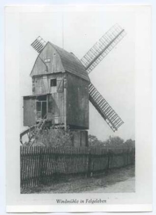 Bockwindmühle Felgeleben bei Schönebeck