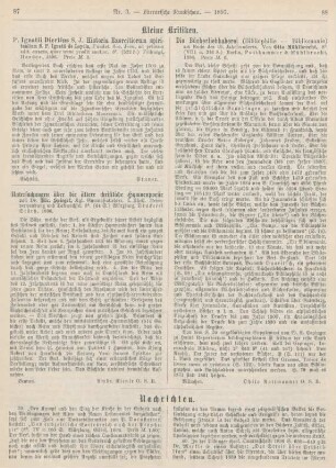 87-88 Kleine Kritiken