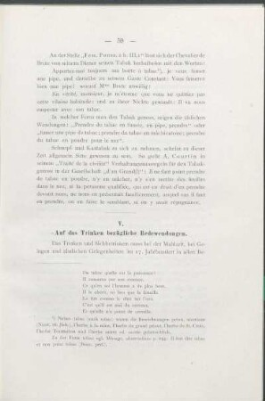 V. Auf das Trinken bezügliche Redewendungen.