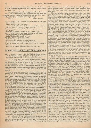 295-298 [Rezension] Niesel, Wilhelm, Die Theologie Calvins