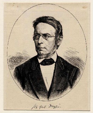 Bildnis von Johann Gustav Droysen (1808-1884)
