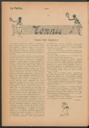 Tennis : Tennis Club Argentino