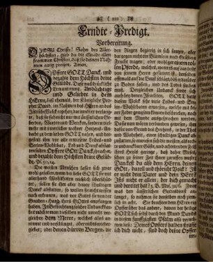 Erndte-Predigt – Am Fest-Tage Michaelis