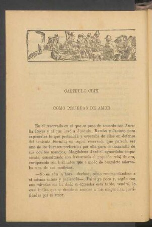 Capítulo CLIX - Como pruebas de amor