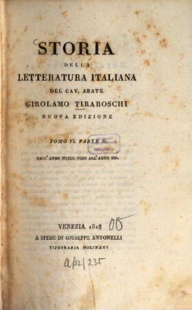 Storia della letteratura italiana, 13. Dall'anno MCCCC fino all'anno MD