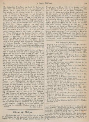 349-351 Literarische Notizen