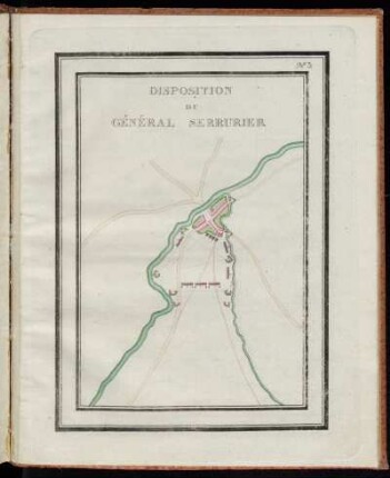 № 3. Disposition Du General Serrurier
