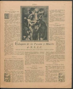 Coloquio de la pasión y muerte de N.S.J.C.