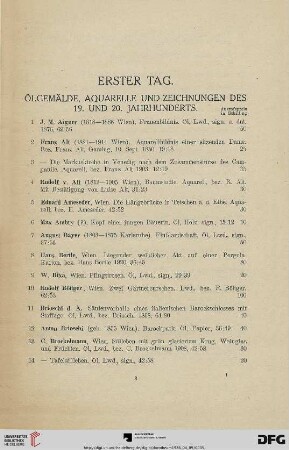 Erster Tag (Nr. 1-194)