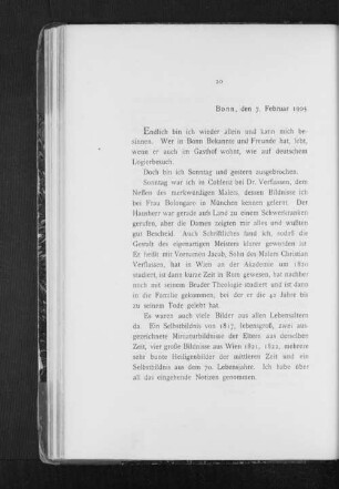 Bonn, den 7. Februar 1905