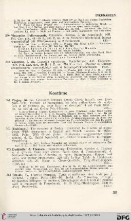 Kostüme (Nr. 361-369)
