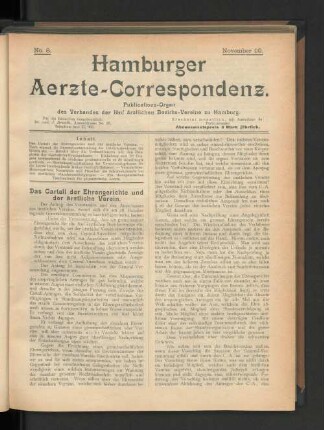 No. 8. November 1899