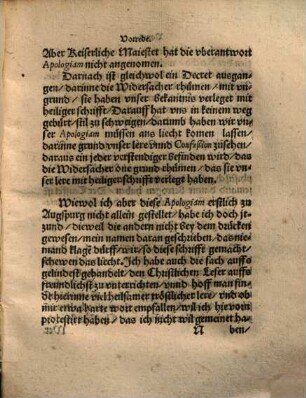 Apologia der Confession