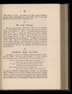 17. Die weiße Schlange.