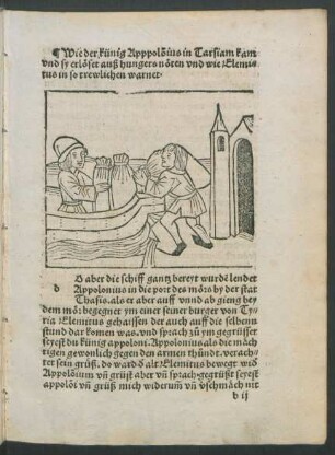 Wie der künig Appolonius in Tarsiam kam und sy erlöset ...