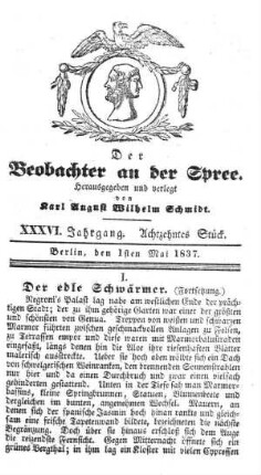 18. Stueck, 1. Mai 1837
