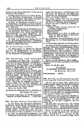 Anträge auf Neugründung, Umwandlung usw. höherer Lehranstalten : [Amtlicher Teil]