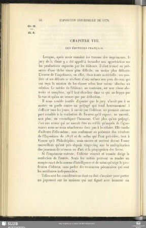 Chapitre VIII. Les Éditeurs Français