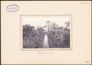 Villa Malta, Rom: Ansicht des Gartens