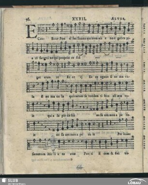 XXXII. Ecce advocatus meus; SWV 84