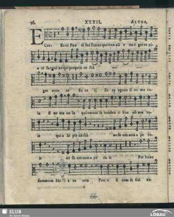 XXXII. Ecce advocatus meus; SWV 84