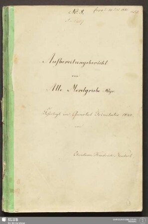 Aufbereitungsbericht von Alte Mordgrube Fdgr. - 18.7071 4.