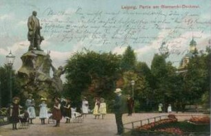 Leipzig: Partie am Bismarck-Denkmal