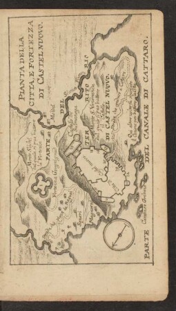 Pianta della citta, e fortezza di Castel nuovo