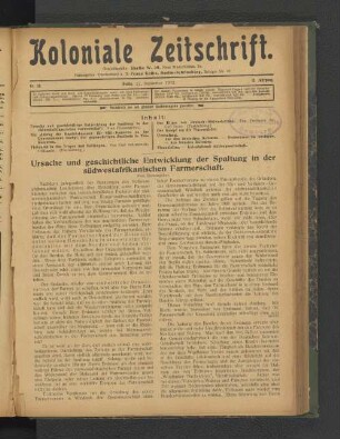 Nr. 39. Berlin, 27. September 1912. 13. Jahrgang.