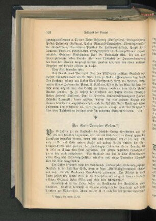 Der Gut-Templer-Orden. *)