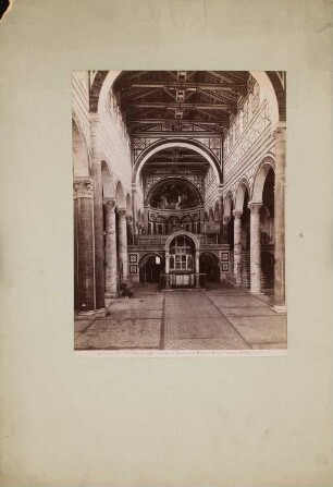 San Miniato al Monte, Florenz: Innenansicht
