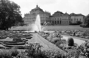 Ludwigsburg: Rückseite des Ludwigsburger Residenzschlosses