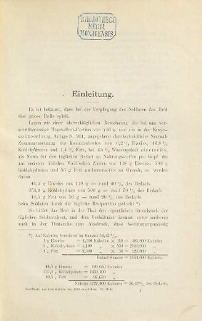 Untersuchungen über das Soldatenbrot : [Aus dem hygienisch-chemischen Laboratorium in der Königlichen Kaiser Wilhelms-Akademie in Berlin.] Im Aufträge des Königlichen Kriegsministeriums (Medizinal-Abtheilung) bearbeitet von Plagge und Lebbin. Mit 12 Tafeln und 7 Abbildungen im Text. (Veröffentlichungen aus dem Gebiete des Militär-Sanitätswesens. Hft. 12)