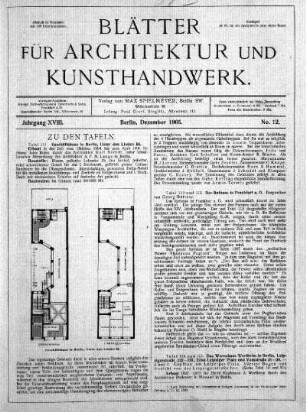 No. 12, Dezember 1905