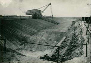 Staustufe Eddersheim am Main, Deutschland, 1931-1933