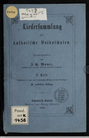 2: Enthaltend 45 zwei- und dreistimmige Gesänge für die Oberklasse