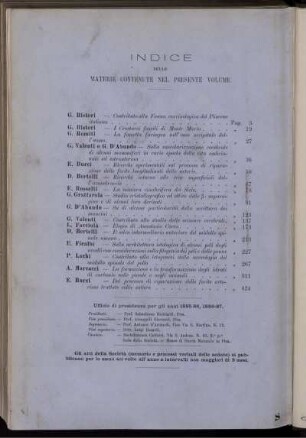 Indice Delle Materie Contenute Nel Presente Volume