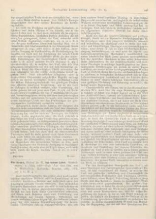 447-449 [Rezension] Martensen, H., Aus meinem Leben. Mittheilungen I. Abth. 1808-1837